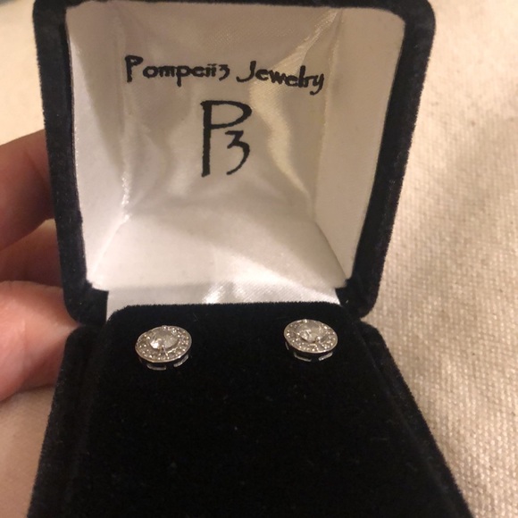 💎 Pompeii 3 1 ct. tw. 14k gold screw back earrings - Picture 14 of 16